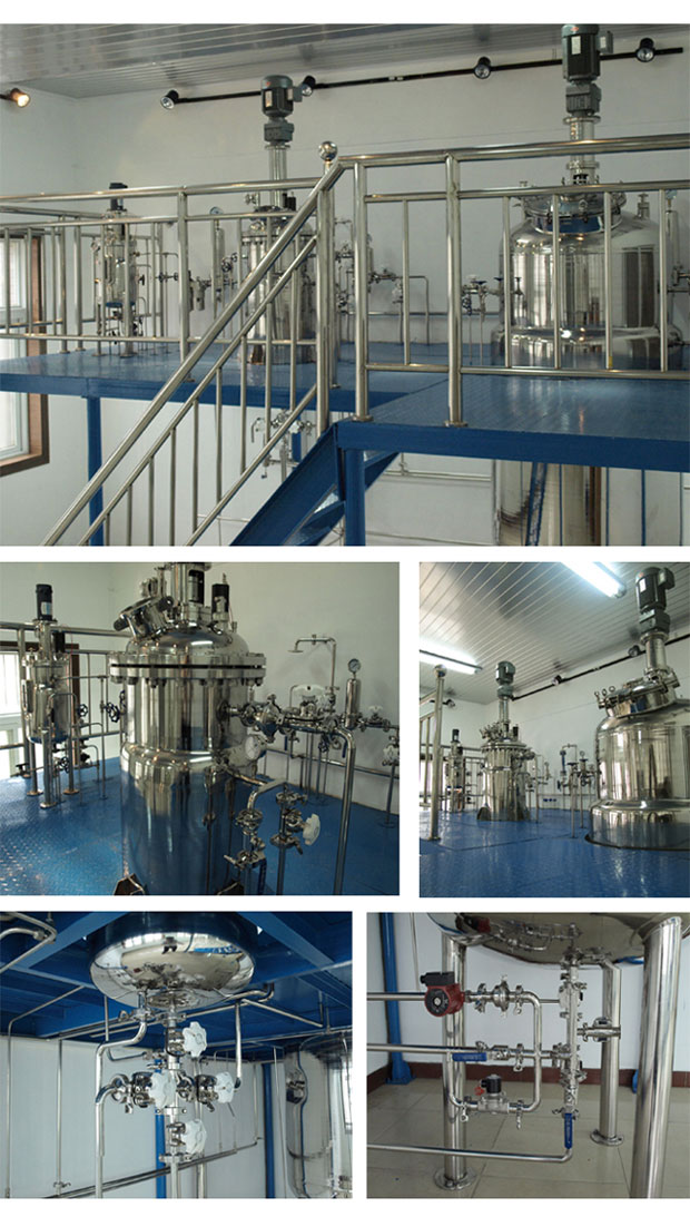 LG-PJ系列 全自動(dòng)多聯(lián)不銹鋼發(fā)酵罐&mdash;中試車間