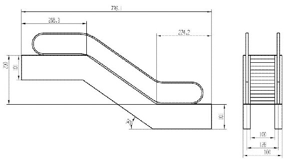LG-DTF02型 扶梯部件安裝與調整實訓設備(工程型)