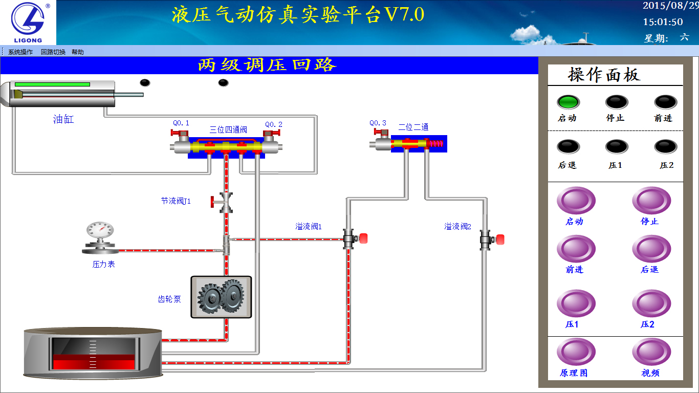 系統(tǒng)仿真參數(shù)設置界面圖