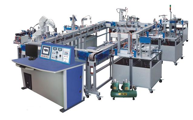 模塊式柔性自動環(huán)形生產(chǎn)線實訓(xùn)系統(tǒng)(工程型)