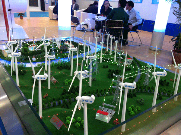風(fēng)力發(fā)電模型沙盤